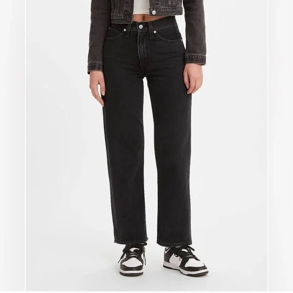 Levi’s Black ‘94 Baggie Women's Jeans Size 28 - Picture 1 of 8